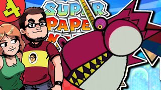 Fracktail Boss Battle BORT  Super Paper Mario Nintendo Wii Blind Gameplay Playthrough  Chapter 14 [upl. by Macswan66]