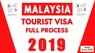 How to apply Malaysia Tourist Visa Online Step by Step at home [upl. by Ynohtnaeoj]