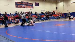 14 Vineland Vs Woodstown Schalick Pennsville Middle School Quad Wrestling [upl. by Oigroeg]