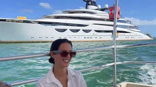 Miami Boat Show 2023  Ferry Ride of Superyachts amp Herald Plaza [upl. by Sidoon]