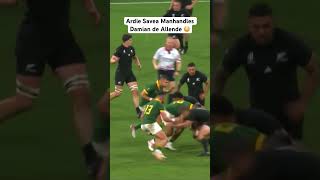 Ardie Savea has superhuman strength and immaculate technique 😳 shorts [upl. by Kaycee]