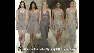 Alberta Ferretti Spring 2025 readytowear collection [upl. by Tallia]