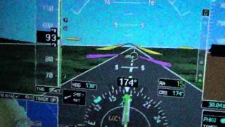 COOL G1000 Flight Training Synthetic Vision ILS [upl. by Slotnick356]