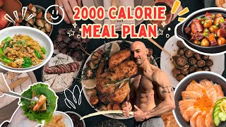 Complete 2000 Calorie Meal Plan To Lose Fat and Get Your Summer Body [upl. by Opportina]