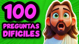 100 ACERTIJOS BIBLICOS 😧❓  100 PREGUNTAS DIFICILES DE LA BIBLIA [upl. by Ativad]