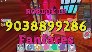 FANFARES Roblox Song Codes [upl. by Audre]