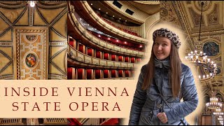 Inside the Vienna State Opera Wiener Staatsoper  Art amp Architecture Tour [upl. by Leba]