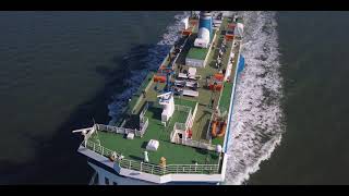 Ferry Chase  Rederij Doeksen  DJI MAVIC PRO [upl. by Aitenev]