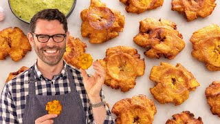 Easy Tostones Recipe [upl. by Newnorb]