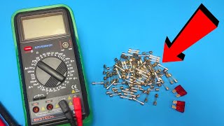 How To Test A Fuse With A Multimeter [upl. by Nipahc]