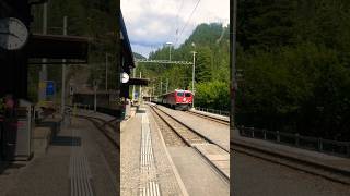 R11 in DavosWiesen trainspotting rhb davos graubünden switzerland [upl. by Sikras]