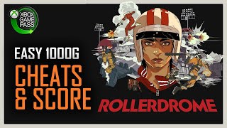 Rollerdrome  All Achievements amp Challenges Guide  Xbox Game Pass  Easy 1000G [upl. by Ynnub]