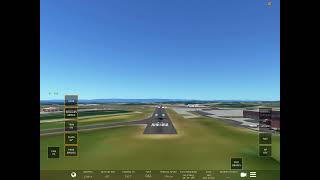 Northwest airlines flight 85landing animation [upl. by Klarika487]