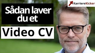 Videopræsentation  Sådan skiller du dig ud med dit Video CV  Eksperttips og Teknikker [upl. by Nnairb903]