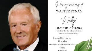 WALTER TYNAN FUNERAL SERVICE [upl. by Abdul]