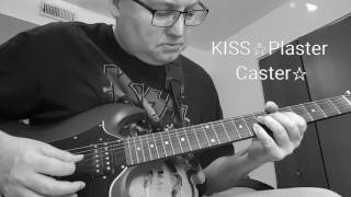 KISSPlaster Caster《wguitarless backing track》 [upl. by Aivull]