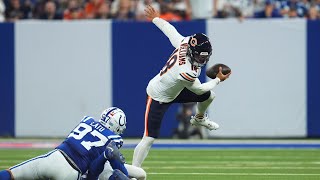 Caleb Williams gets 1st touchdown pass to Rome Odunze as Chicago Bears fall to Colts in Indianapolis [upl. by Comptom67]