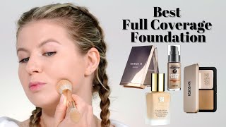 Best Full Coverage Foundation… Liquid Powder Cream Drugstore [upl. by Nahtanoy]