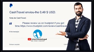 COMO GANHAR DINHEIRO NO PAYPAL cashtravel ganhardinheironainternet paypal dólar rendaextra [upl. by Anelrihs]