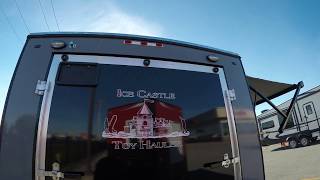 2018 Ice Castle 17 RV Edition Toy Hauler Fish HouseCamper [upl. by Kcirdnek]