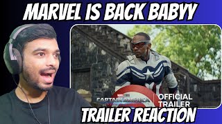 Captain America Brave New World Trailer Reaction [upl. by Iznek792]