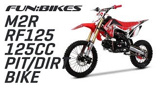 Product Overview M2R RF125 S2 125cc Dirt and Pit Bike 2018 [upl. by Anoiek952]