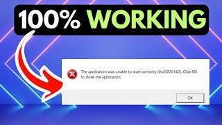 How to Fix The Application was unable to start correctly 0xc0000142 Error in Windows 11 [upl. by Attiuqaj]