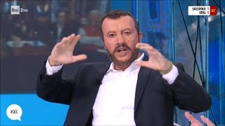 Ubaldo Pantani imita Matteo Salvini dopo le elezioni  Quelli che il calcio 11032018 [upl. by Avonasac]