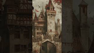 Relaxing Music ✨  Castle in the Woods ambience medieval castle fantasy shorts life short [upl. by Einnor156]