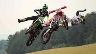 Henry Jacobi horror crash at Matterley Basin MXGP – image sequence [upl. by Angus915]