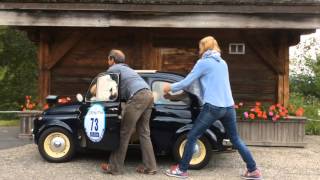 Coupe des Alpes Rallye 2015 Steyr Puch [upl. by Ahsirtak]