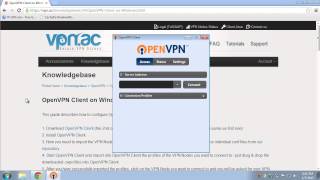 OpenVPN Client on Windows 7 [upl. by Nora585]