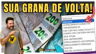 Como conseguir o REEMBOLSO DE TAXAS INDEVIDAS DO DETRAN  Rafa Filgueiras 📺 240 [upl. by Arocahs609]