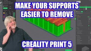 Make Your Supports Easy To Remove With Creality Print 5 [upl. by Lessur]