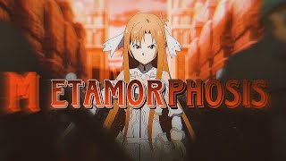 「 Metamorphosis🌸 」Asuna  Sword Art Online  AMVEDIT [upl. by Attiuqahs200]