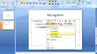 PowerPoint 2007 Tutorial 11 PowerPoint Basics [upl. by Marigolde995]