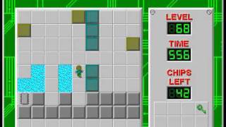 Chips Challenge 1 level 68 solution  489 seconds [upl. by Nahij]