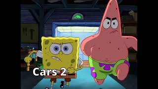 Pixar Films Portrayed by Spongebob [upl. by Bakerman]