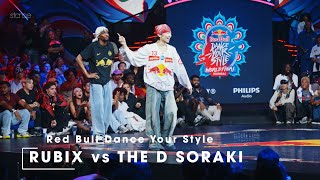 Rubix vs D Soraki Top 4  stance x Red Bull Dance Your Style World Final 2024 Mumbai [upl. by Anaeda639]