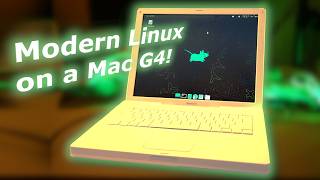 Modern Linux on a PowerPC Mac Adélie Linux [upl. by Aneertak461]