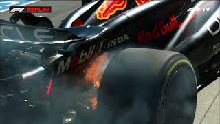 Verstappen DNFs at the Australian GP 2024 [upl. by Nodab]