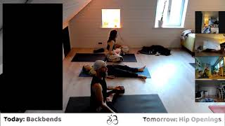 Mountain Time Restream  8AM Daily 30Min Yoga  BIRTHDAY Back Bends  justdidit fv30plus [upl. by Prudie]