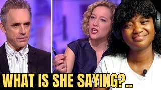 WHOS THIS MAN CATHYS Newman and Jordan Peterson interview  reaction [upl. by Fawcett]