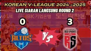 🔴 RELIVE 🔶 RED SPARK Vs IBK ALTOS 🔶 ROUND KE2 VLEAGUE 20242025 [upl. by Elvis]