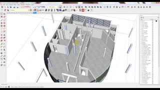 Villa SavoyePlusSpec for SketchUpAdvanced Tutorial Part15 [upl. by Ahsimrac]