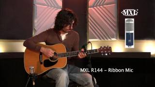 MXL R144  Acoustic Guitar Demo 1080mov [upl. by Itirahc173]