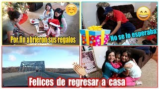 Regresamos a casa de vacaciones Abriendo los regalos de navidad regalo sorpresa para joaqui [upl. by Yentruocal]