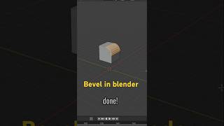 Blender Quick Tip How to Bevel and Smooth Object Edges [upl. by Htbazile]