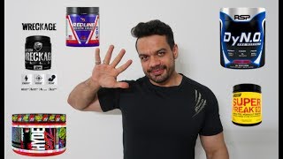 5 MOST INSANE PRE WORKOUTS IN THE MARKET [upl. by Eiramaneet574]