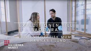 Expeditionen till Saqqara – hur en egyptisk mumie hamnar i Lund [upl. by Htial252]